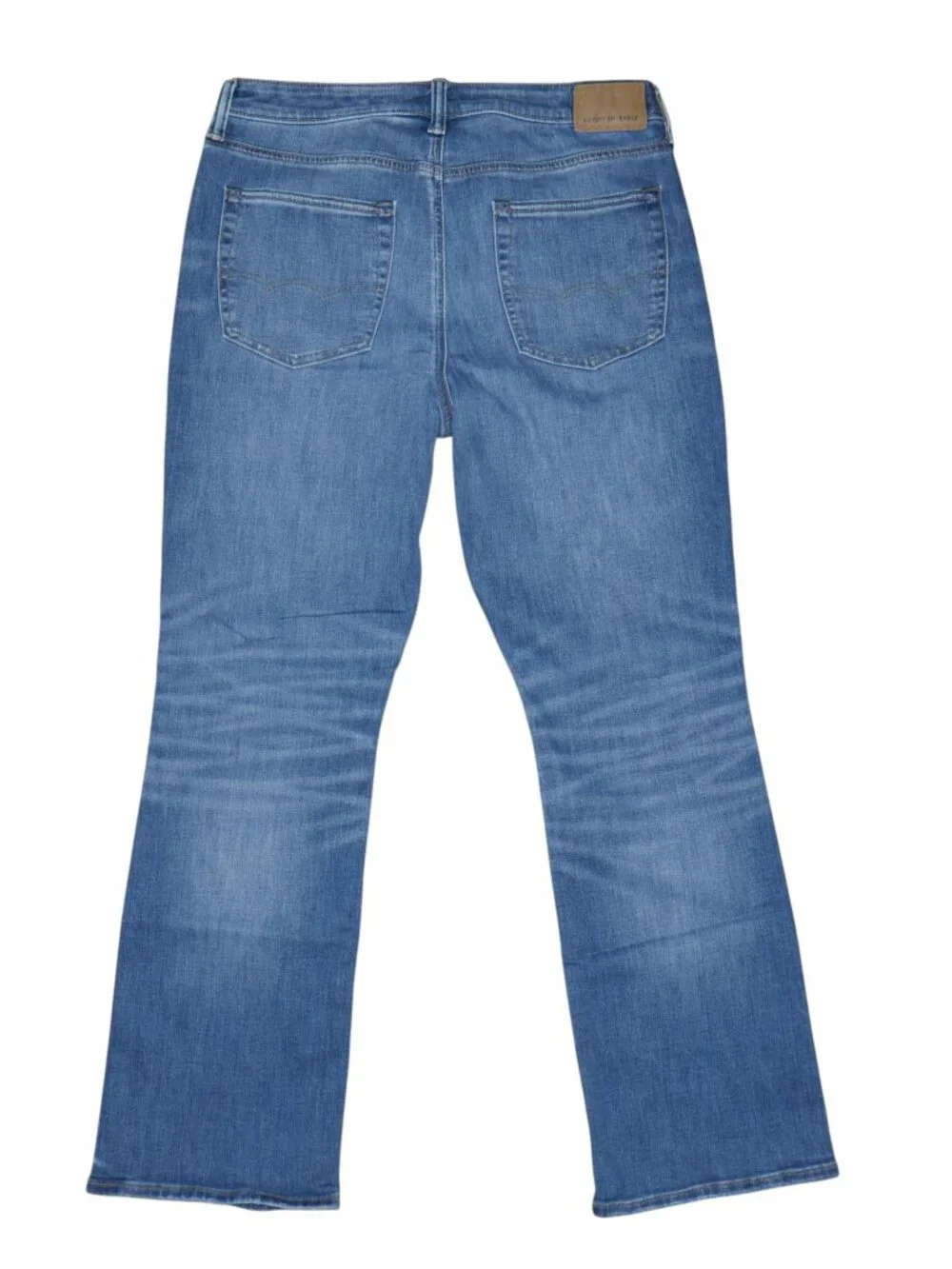 American Eagle Mens Slim Bootcut Jeans Size 34x30 AirFlex+Stretch Denim Med Wash